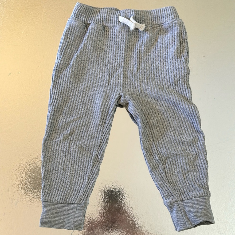 3T old navy waffle knit sweat pants